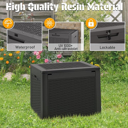 NUNU LAB 31 Gallon Outdoor Storage Box Waterproof, Outside Package Delivery - Image 5