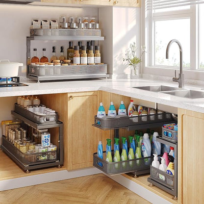 2-Pack 21.3 IN Depth Under Sink Organizer - Image 8