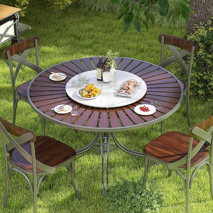 23.6" Lazy Susan Turntable – 360° Sinteredstone Silent Anti-Slip Turntable - Image 9