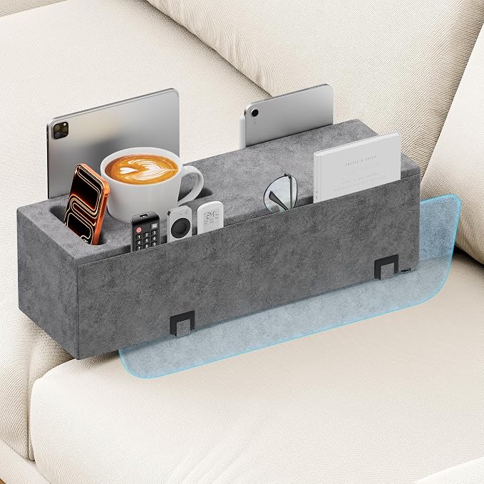 Removable Sofa Armrest Couch Caddy by Unknown