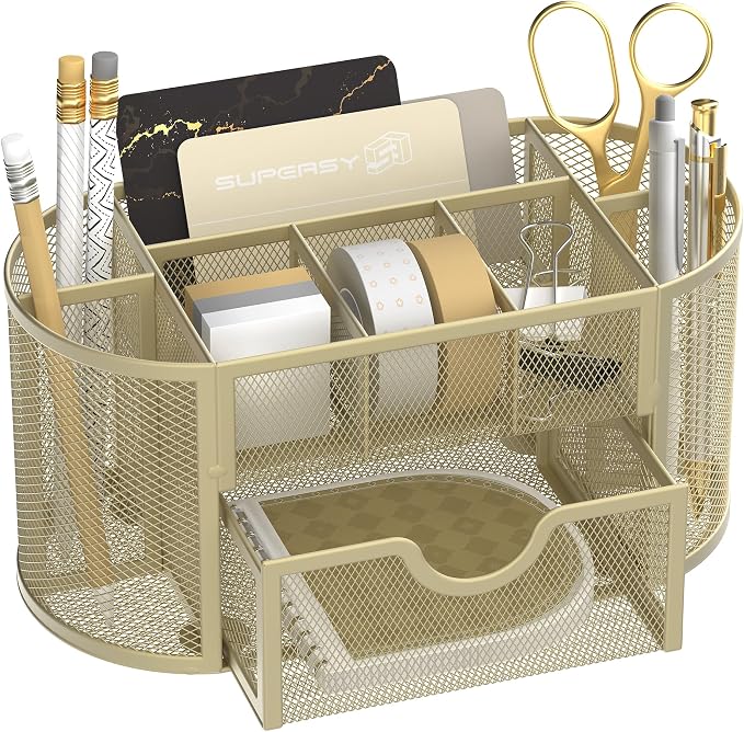 SUPEASY Mesh Desk Organizer, Desk Accessories & Workspace Organizers by SUPEASY
