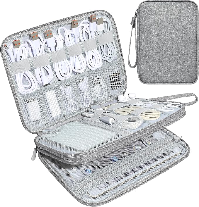 CILLA Electronics Organizer Travel, Travel Cord Organizer Case, Compact by CILLA