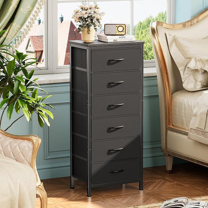 Huuger Tall Dresser for Bedroom, Stable 6 Drawer Dresser - Image 5