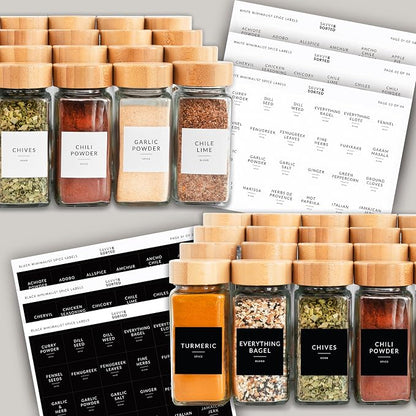 SAVVY & SORTED Glass Spice Jars - Image 5