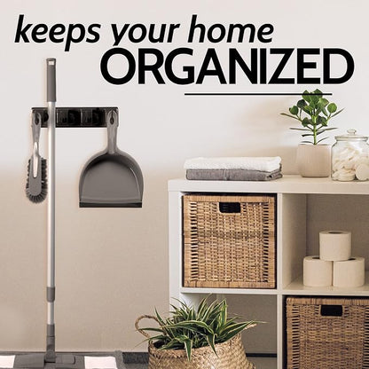 Zulay Home Mop and Broom Organizer Wall Mount - Image 5