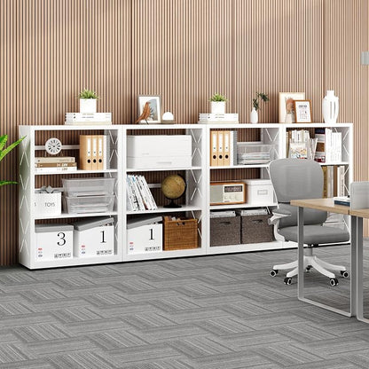3 Tier Bookcase, Industrial Bookshelf, Home Office Bookcase Shelf Storage - Image 8