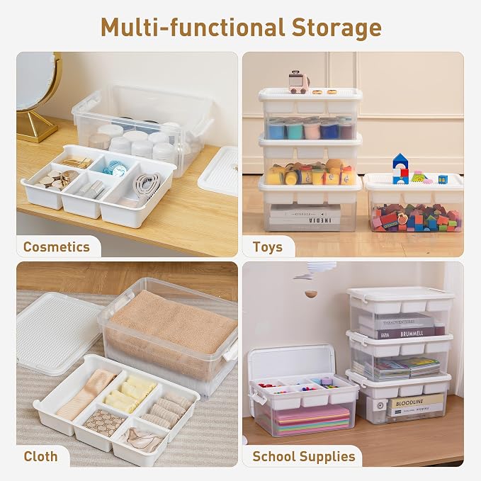 Citylife 17 QT Plastic Storage Box - Image 6