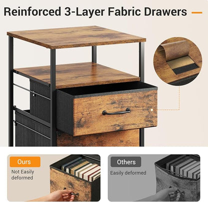 DEVAISE 2 Drawer Mobile File Cabinet - Image 5