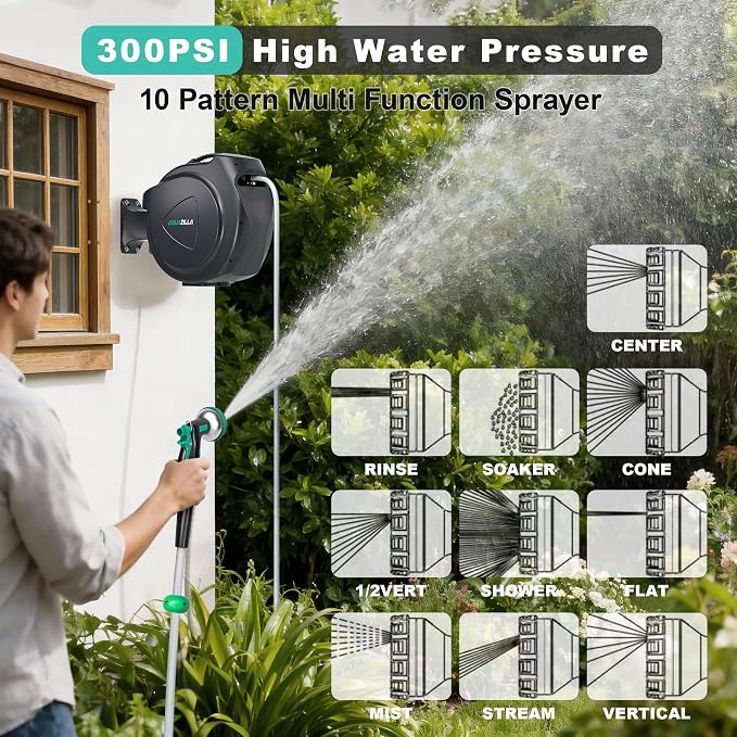 Retractable Garden Hose Reel - Image 6
