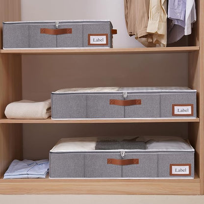 Yawinhe Under Bed Storage Containers, 2 Pack, Bin - Image 3