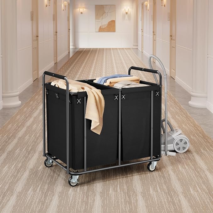 Tajsoon 450L Large Rolling Laundry Hamper - Image 7