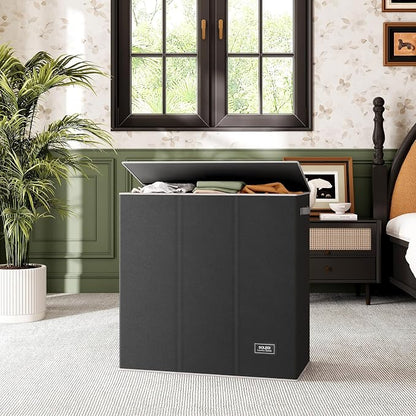 SOLEDI 160L Laundry Hamper 3 Section, Extra Large Laundry Hamper - Image 8
