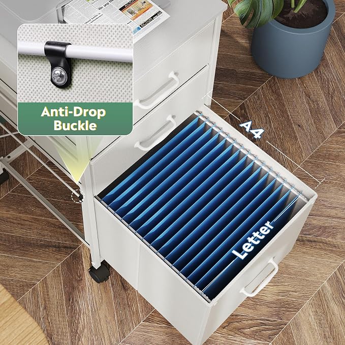 DEVAISE Mobile File Cabinet, Rolling Printer Stand - Image 6