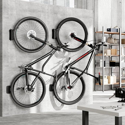 monTEK Swivel Bike Wall Mount – 2 Pack Garage Bike Hanger & Space-Saving - Image 6