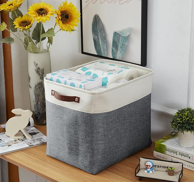 DECOMOMO Extra Large Storage Baskets, 54.5L Fabric Storage Bins - Image 8