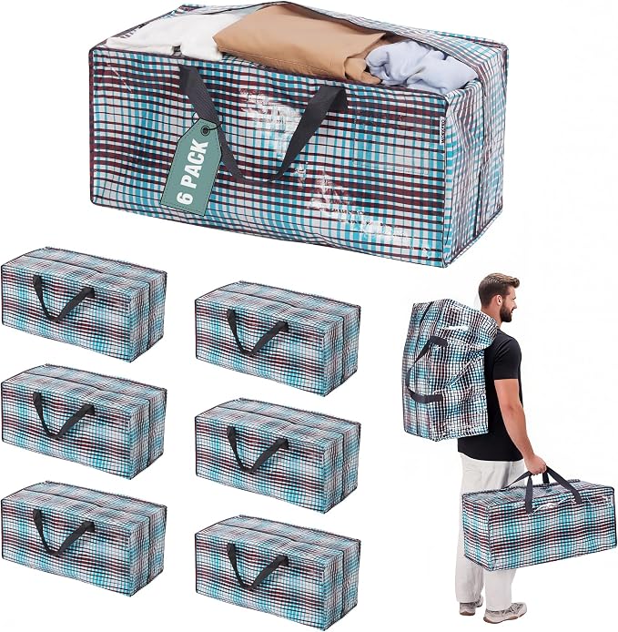 WORKPRO 6 Pack Extra Large Moving Bags by WORKPRO