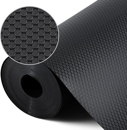 Black Shelf Liners for Kitchen Cabinets Non Adhesive Drawer Liner for Bathroom by StaHom