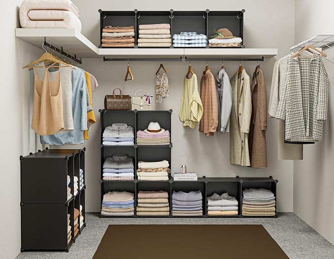 6-Cube Storage Organizer, Closet Organizer Storage Cabinet Shelf Bookcase - Image 4