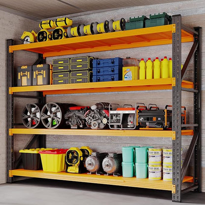 BYNSOE 78.8" W Storage Shelves 7000lbs Garage Metal Shelving Heavy Duty Garage by BYNSOE
