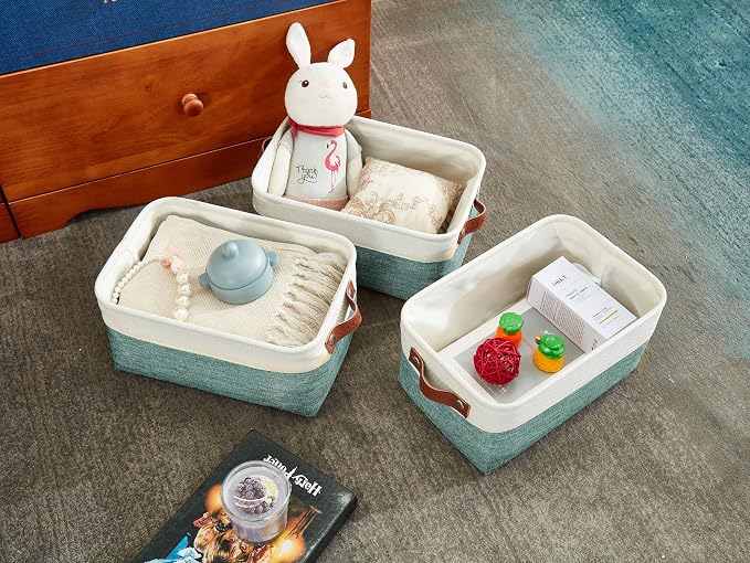 DECOMOMO Small Storage Basket, Closet Storage Bins, Baskets - Image 2