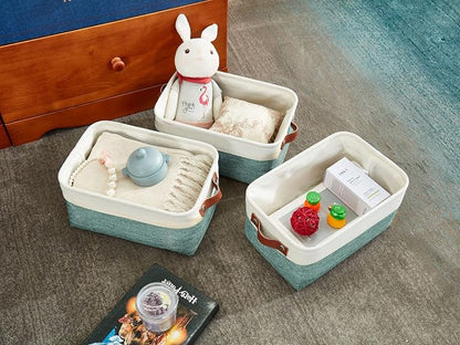 DECOMOMO Small Storage Basket, Closet Storage Bins, Baskets - Image 2