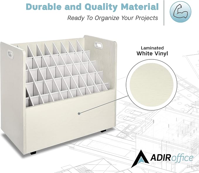 AdirOffice Adir Blue Print Storage Organizer - Image 5