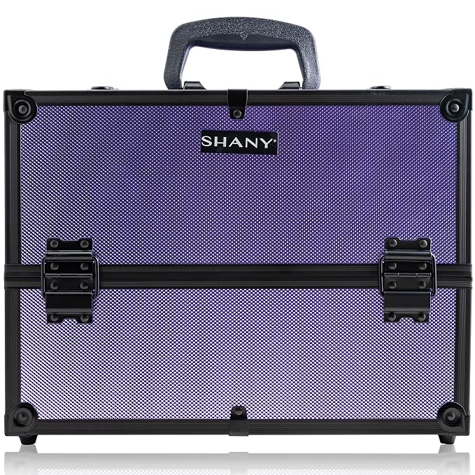 SHANY Essential Pro Makeup Train Case Cosmetic Box Portable Makeup Case - Image 2