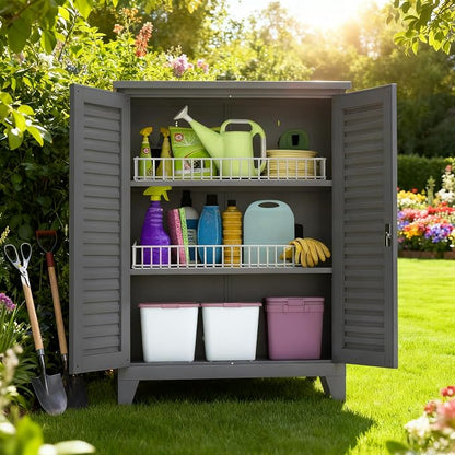 Wide Metal Tool Storage Cabinet - Image 6