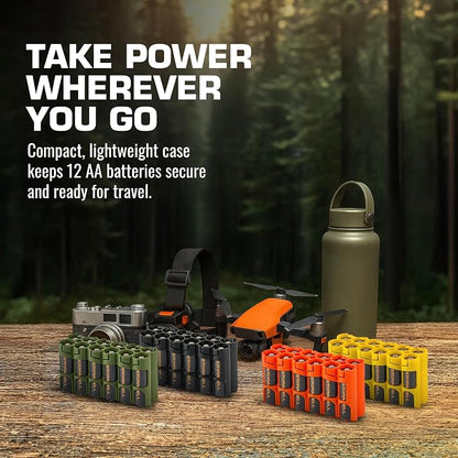 Storacell AA-12 Battery Storage Caddy and Dispenser, Holds 12 AA Batteries - Image 7