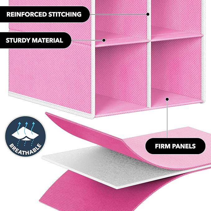 Simple Houseware 20 Section Shelves Hanging Shoes Organizer Holder - Image 5