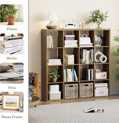 VDNEND Cube Storage Organizer Bookcase, Decorative 11 inch Open Back Cubical - Image 4