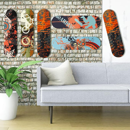 6 Packs Skateboard Wall Mount - Image 7