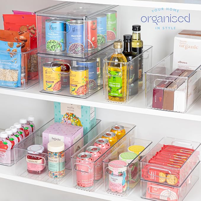 primebox Plastic Food Storage 4 Pack Clear Container Bin - Image 7