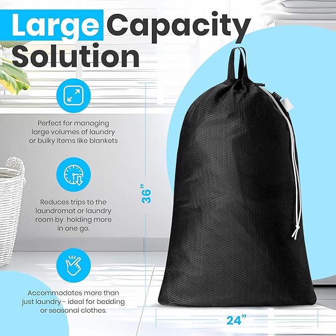 Handy Laundry Mesh Laundry Bag 24 x 36 Inches - Image 2