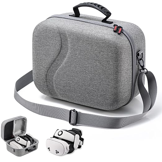 Large Carrying Case for Meta Quest 3/Quest 3S, Compatible by DEVASO