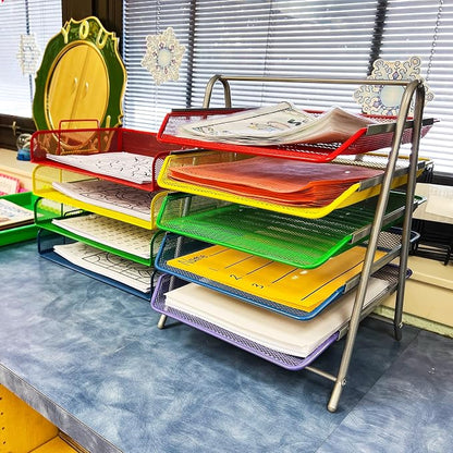 Mind Reader 5-Tier Paper Tray Organizer - Image 2