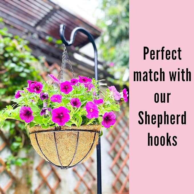 LaLaGreen Hanging Planters for Outdoor Plants Hanging Baskets - Image 9
