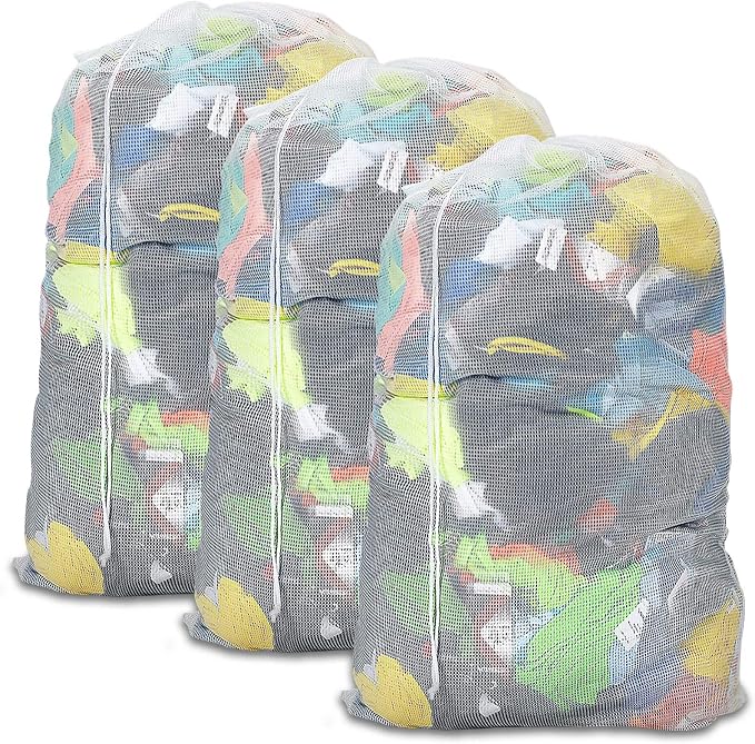 Laundry Bags, Mesh Heavy Duty 24" x 36" by Dalykate