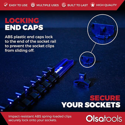 Olsa Tools Aluminum Socket Organizer - Image 4
