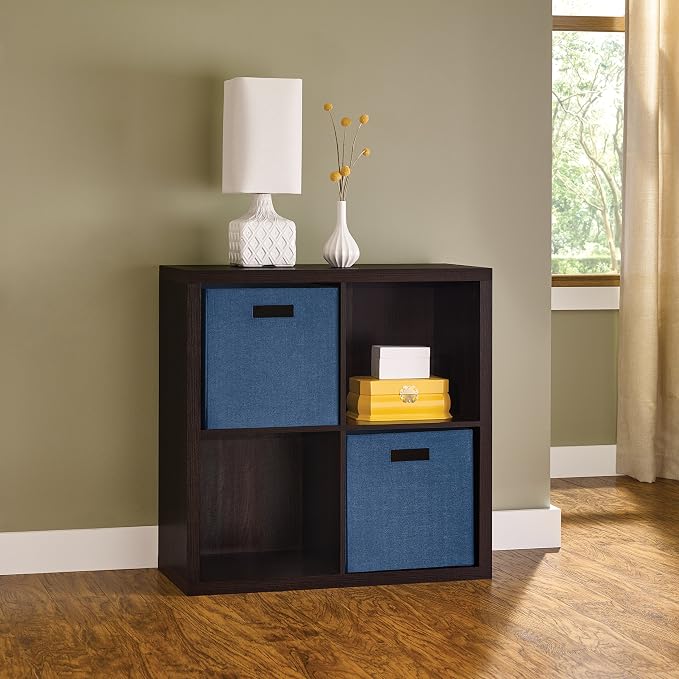 ClosetMaid 4 Cube Storage Shelf Organizer Bookshelf - Image 2