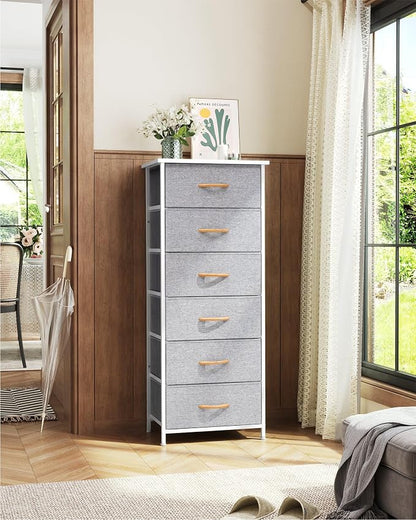 Tall 6-Drawer Fabric Dresser Tower - Image 2