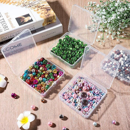 Jetec 6 Pieces Mini Plastic Clear Beads Storage Containers Box - Image 6