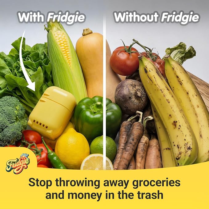 Fridgie Produce Saver, Ethylene Gas Absorber, Fresh Fruit Saver - Image 3