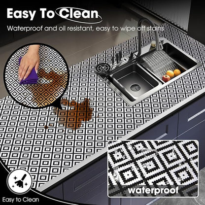 Drawer and Shelf Liner, Non-Slip Kitchen Cabinet Liners Non-Adhesive Thick - Image 3