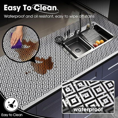 Drawer and Shelf Liner, Non-Slip Kitchen Cabinet Liners Non-Adhesive Thick - Image 3