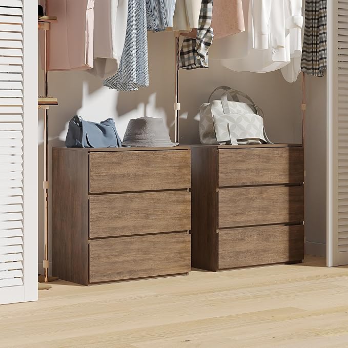 woodtalks 3 Drawer Dresser, Wood Chest Drawers - Image 5
