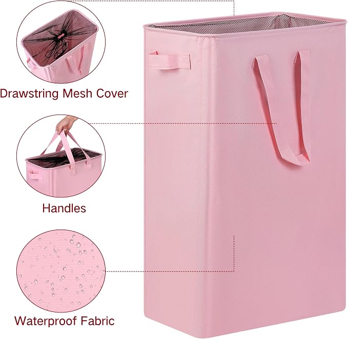 efluky Slim Laundry Basket, Narrow Laundry Hamper - Image 3