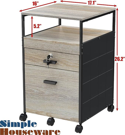 SHW Box File Rolling Mobile Cabinet - Image 3