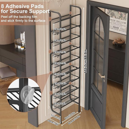 UMDONX 9 Layer Shoe Rack for 18 Pairs Shoes, Freestanding Shoe Organizer - Image 2