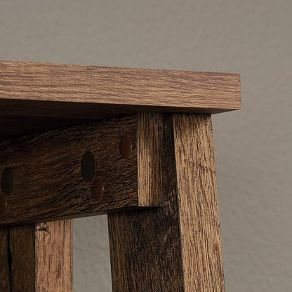 Sauder Trestle 5-Shelf Bookcase/ Book Shelf, Vintage Oak finish - Image 4